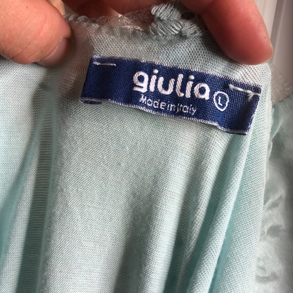 Elegant Light Blue Women's Top - Picture 5 of 6